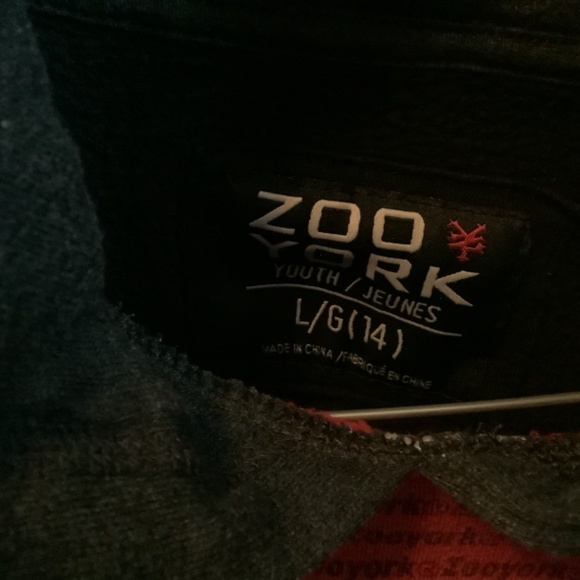 Youth Zoo York Hoodie Large 14 - Picture 4 of 6